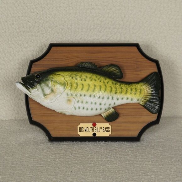 Vintage Big Mouth Billy Bass Singing Fish 1999 Gemmy Industries Corp. Tested - Picture 1 of 11